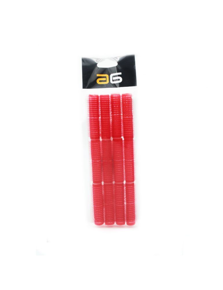 Rulo Velcro Rojo 13mm AG 12ud
