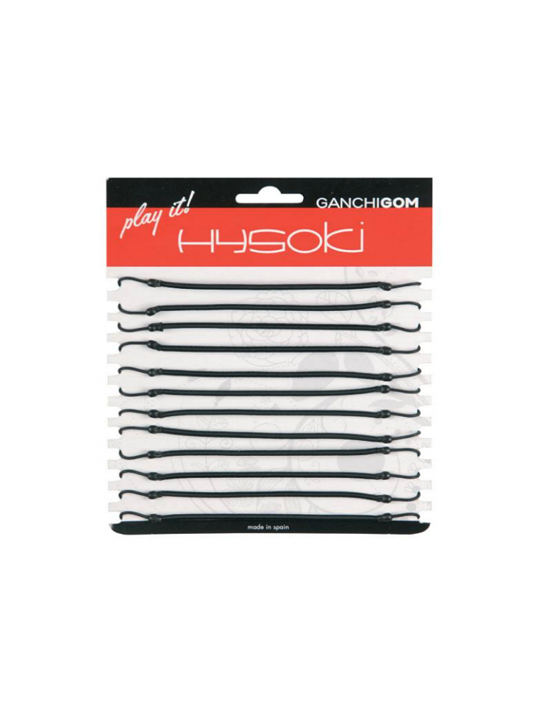 Hysoki Goma con Gancho Negro 12ud
