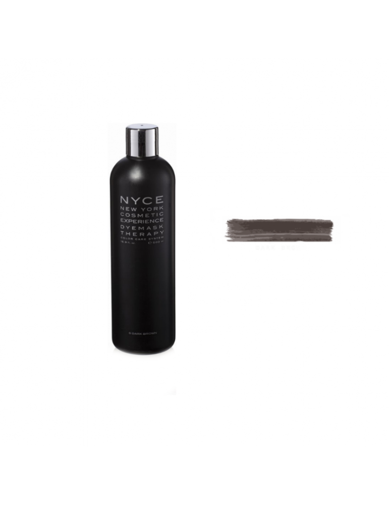 Dyemask System Dark Brown 500ml - NYCE - Ultrabelleza