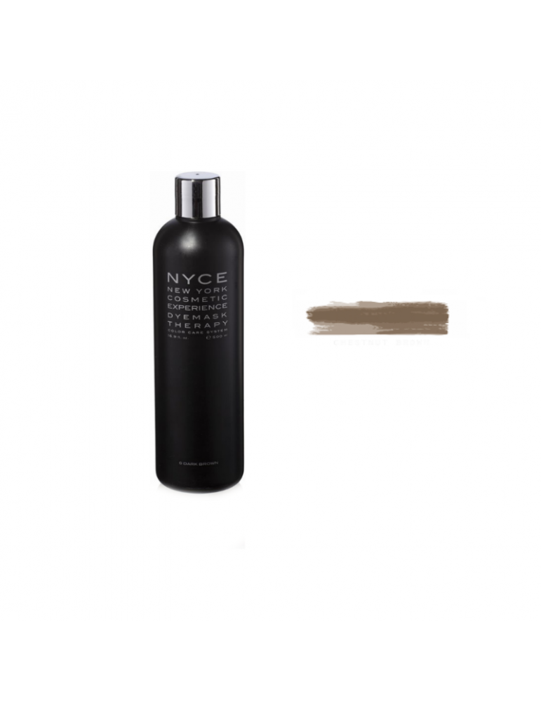 Dyemask System Chestnut Brown 500ml - NYCE - Ultrabelleza