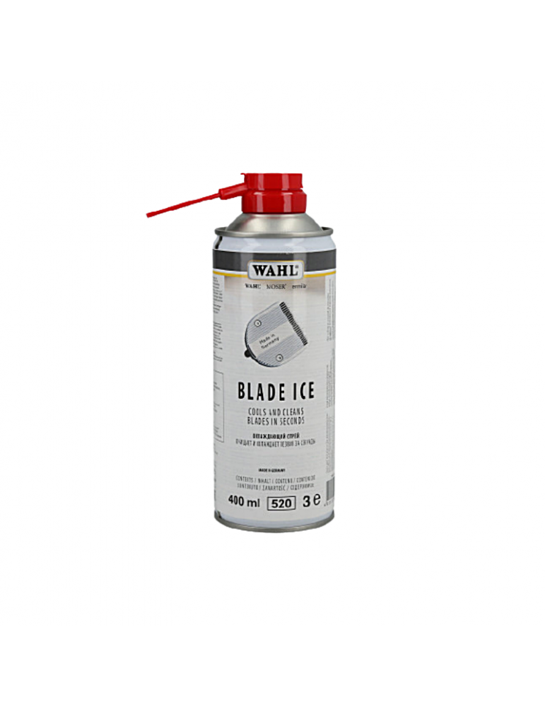 Wahl Blade Ice 4 en 1| Spray Enfriador, lubricante y limpiador 400ml