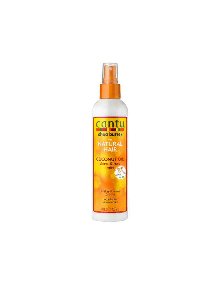 Cantu Oil Shine Hold Mist-Spray Hidratante Brillo y Reavivador Rizos