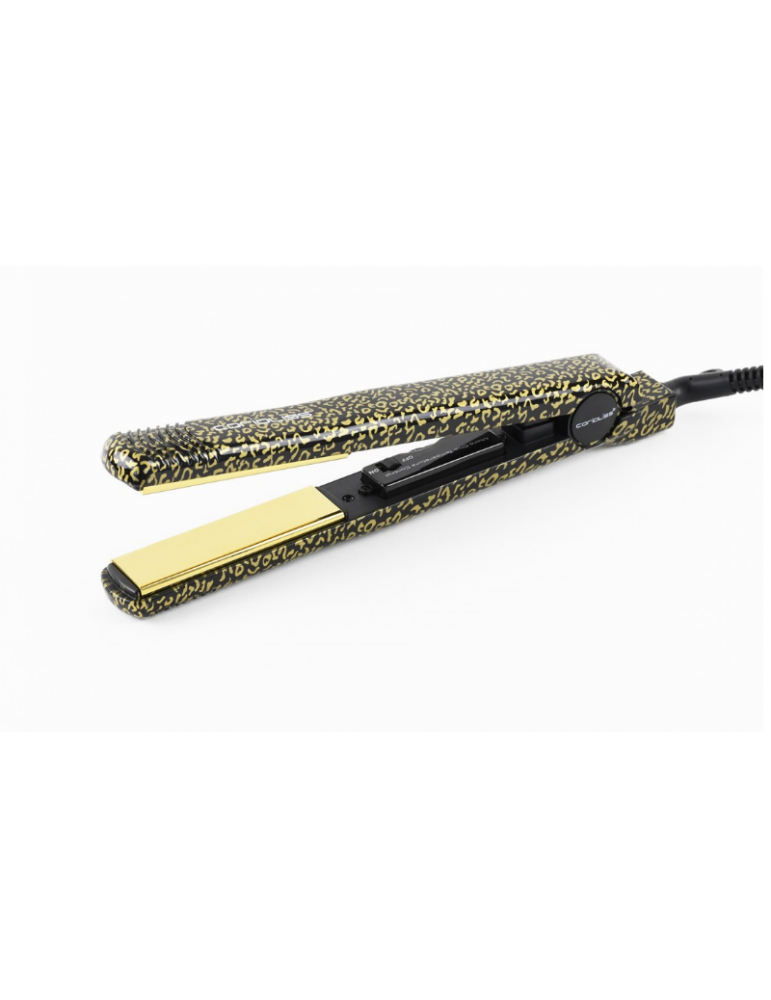 Plancha Corioliss C STyler Leopard Gold + REGALO Nyce Golden Oil