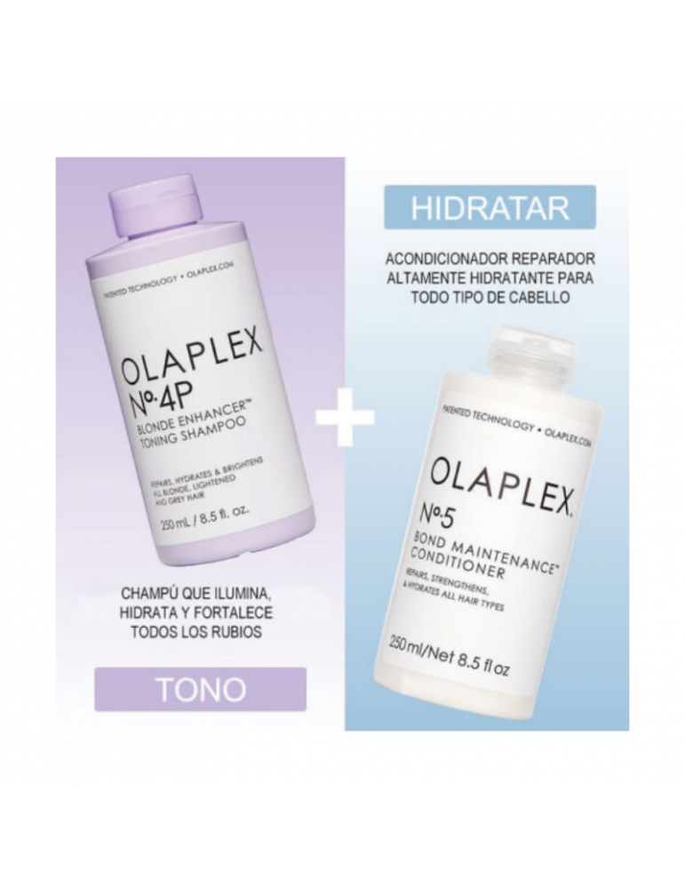 Olaplex Nº4P Champú matizador para rubios 250ml | Bond Enhancer Toning Shampoo