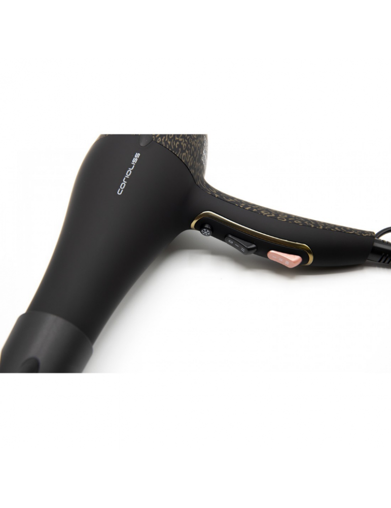 Cosioliss Secador Flow Leopard gold + REGALO Oil Flash Beauty 5