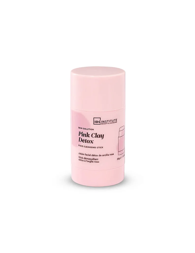 IDC Limpiador Facial Stick Pink Clay Detox 25gr | Pieles grasas mixtas