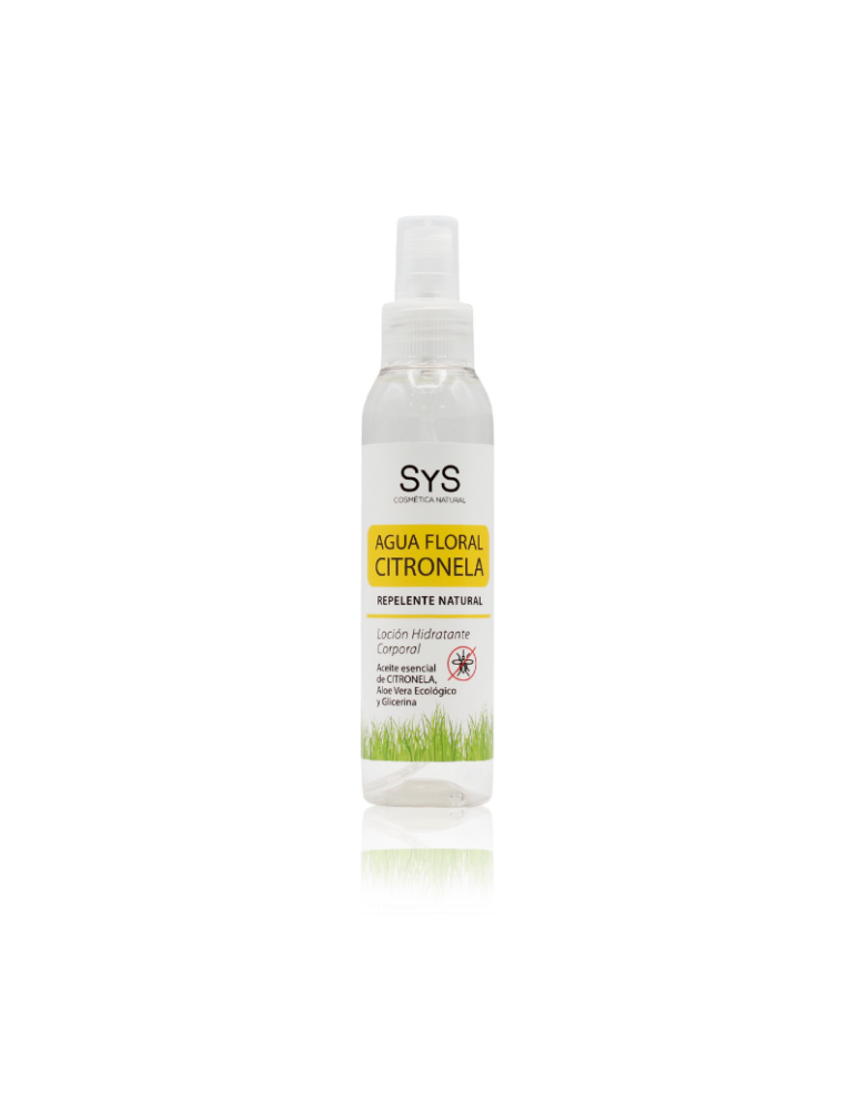 Sys LabNatur Agua Floral Citronela Spray | Repelente Mosquitos Natural 125ml