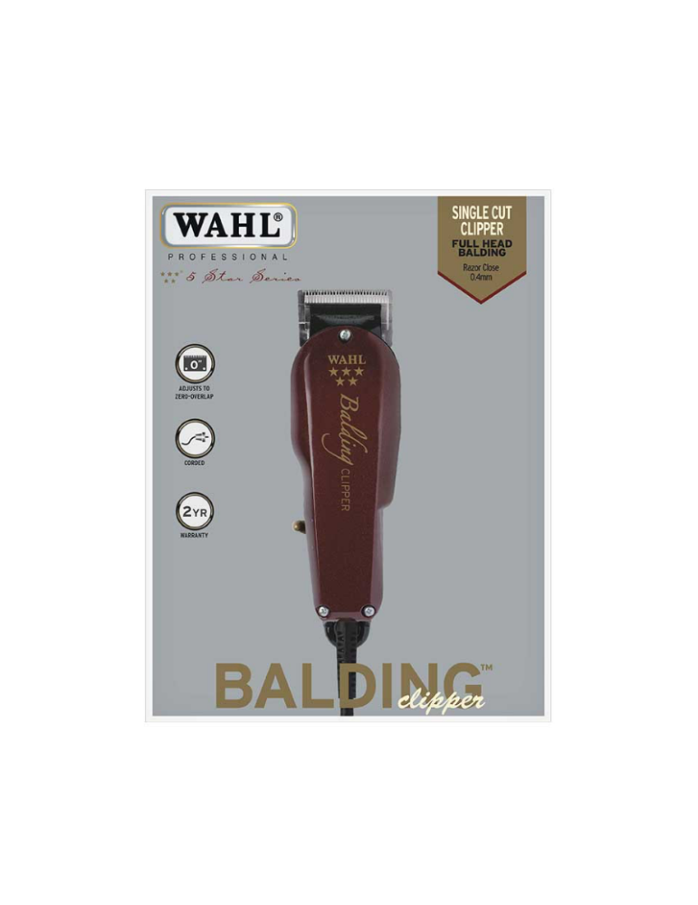 Wahl BALDING 5 Star Red | Máquina de Corte Especial Rasurados