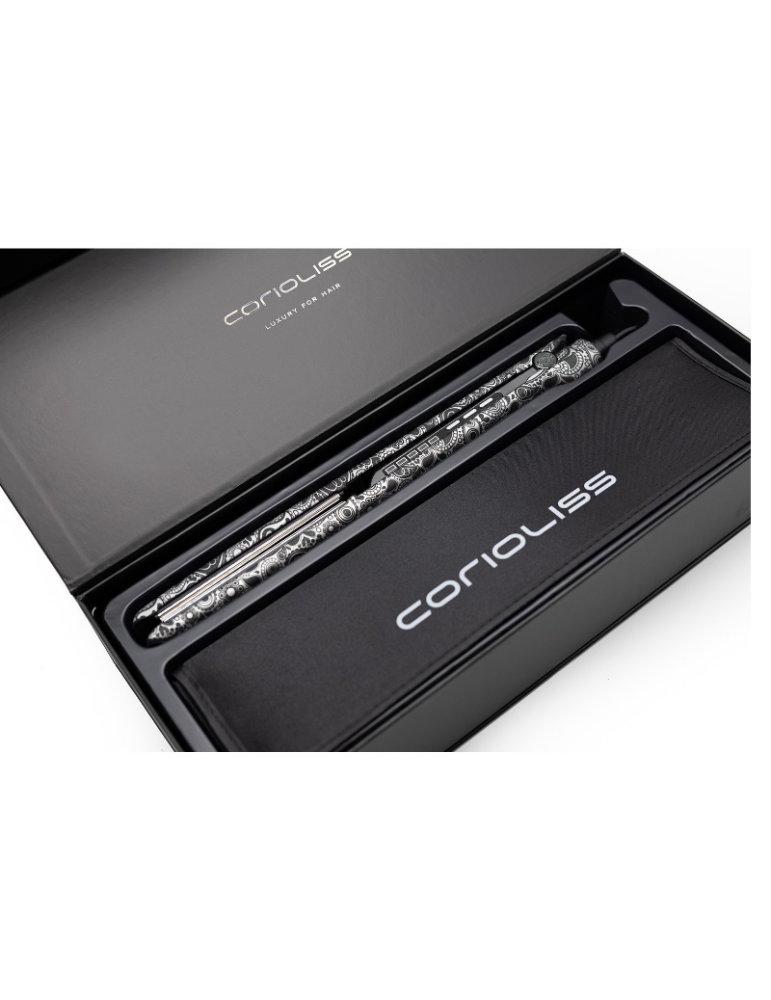 Plancha de pelo Titanio Corioliss C3 Paisley Silver - ULTRABELLEZA