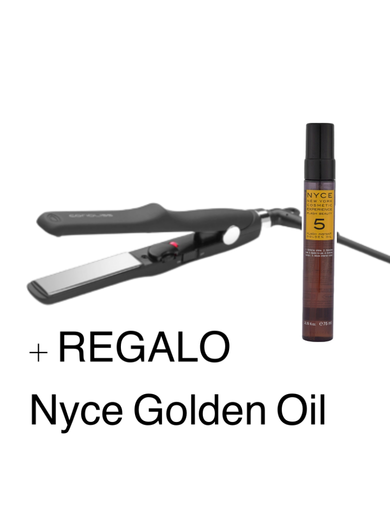 Corioliss Plancha C-Trip Black + REGALO Golden Oil | Plancha mini VIAJE