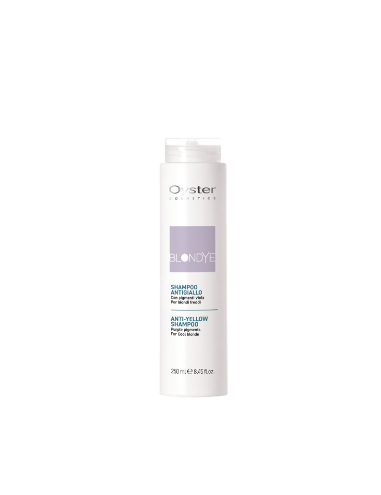 Oyster Cosmetics Blondye Champu violeta matizador rubios y canas