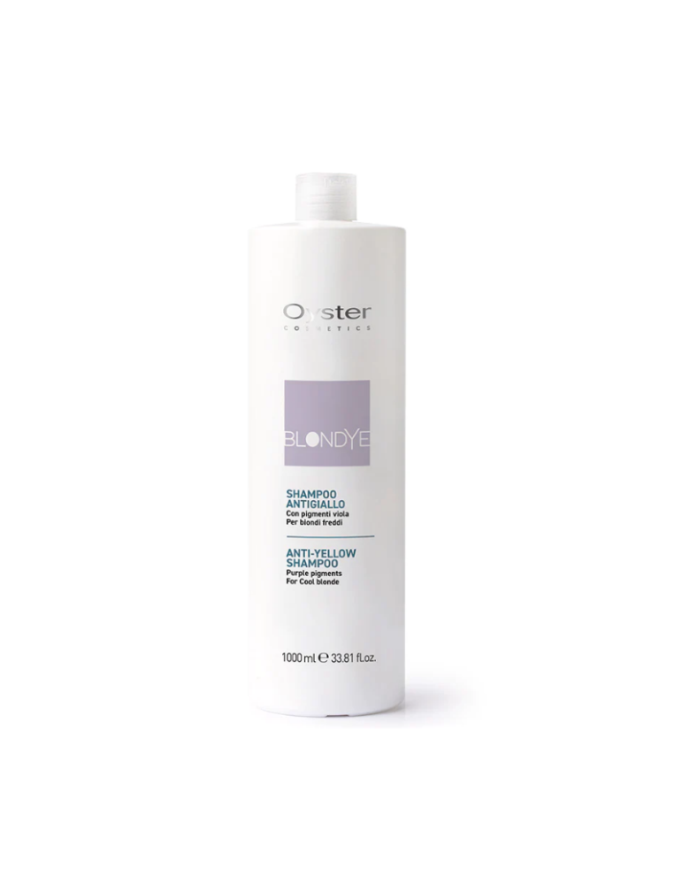 Oyster Cosmetics Blondye Champu violeta matizador rubios y canas