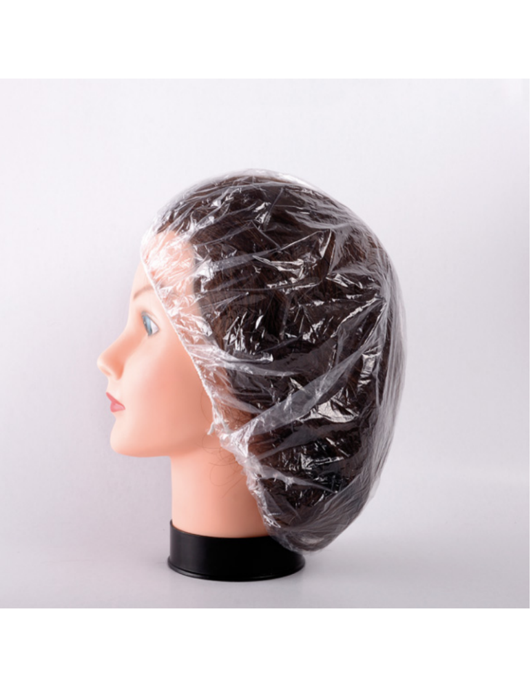 Gorro de plastico desechable para Tratamientos 100uds AG