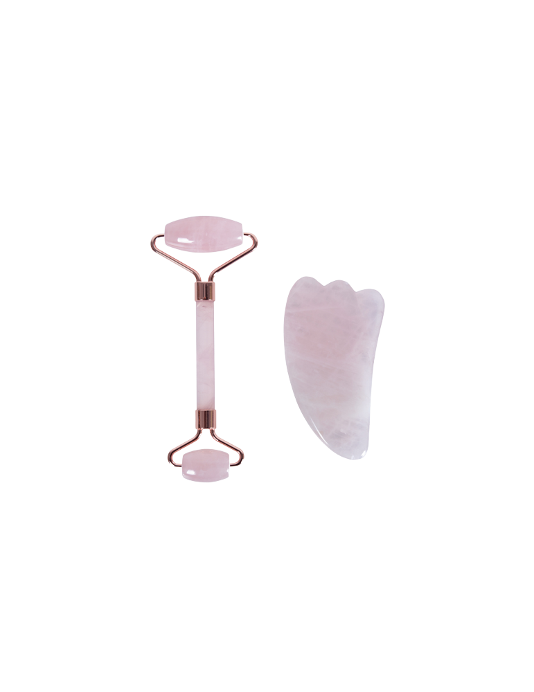 Mima Rose Set Masaje Facial Cuarzo Rosa | Ultrabelleza