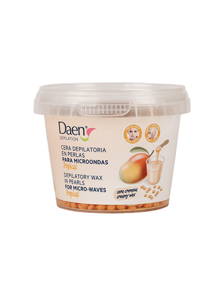DAEN Cera Depilatoria en Perlas para Microondas TROPICAL 100gr