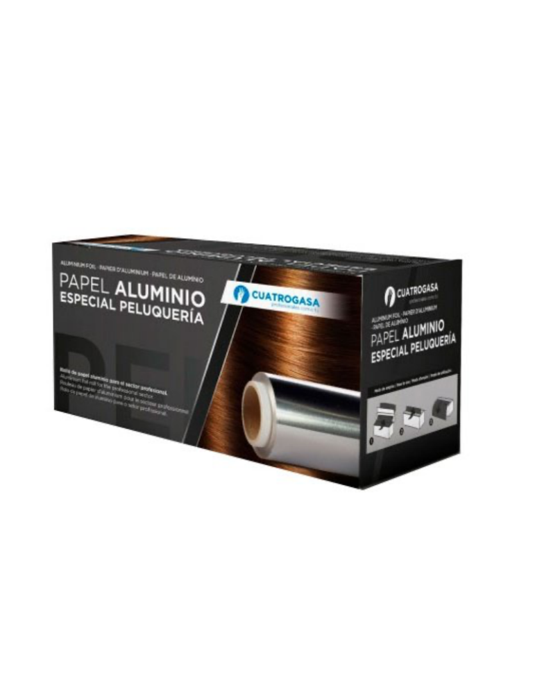 Papel aluminio para mechas peluqueria rollo 100 metros