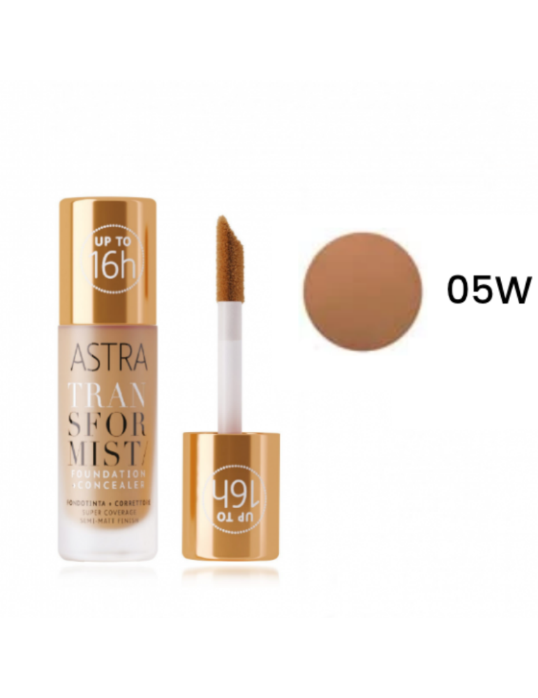 Base de Maquillaje + Corrector 05W - Astra - Ultrabelleza