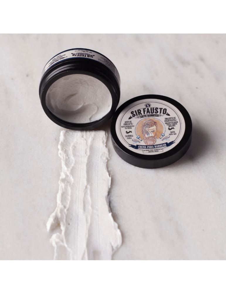 Sir Fausto Crema para Afeitar de Espuma Cremosa sin irritaciónes 200ml