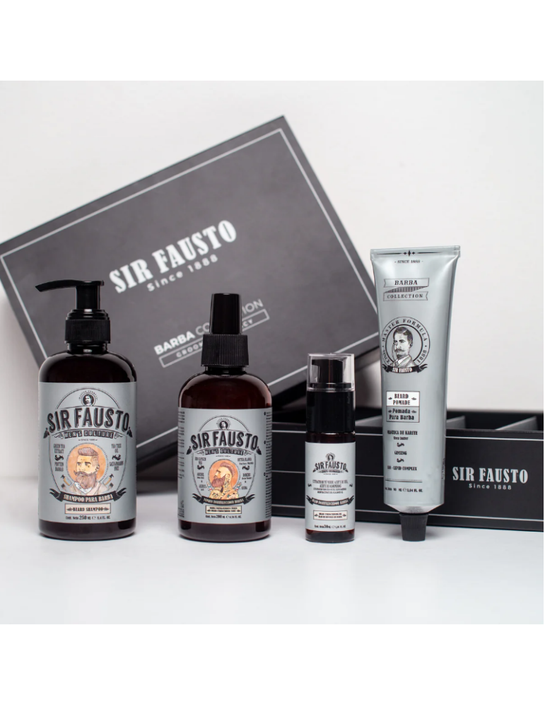 Sir Fausto Kit para Barba especializado para el cuidado y fortalecimiento de la barba