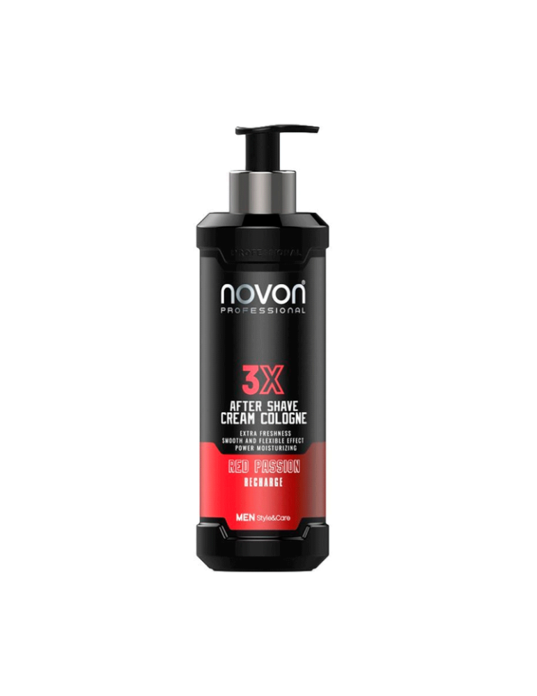 novon after shave roja dorada azul