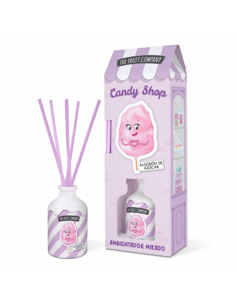Ambientador Mikado Algodón de Azúcar TFC 40ml Fruit Company Candy Shop