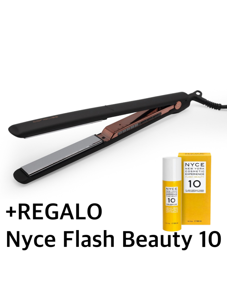 PROMOCIÓN Plancha Corioliss C3 Black Copper + Nyce Flash Beauty 10