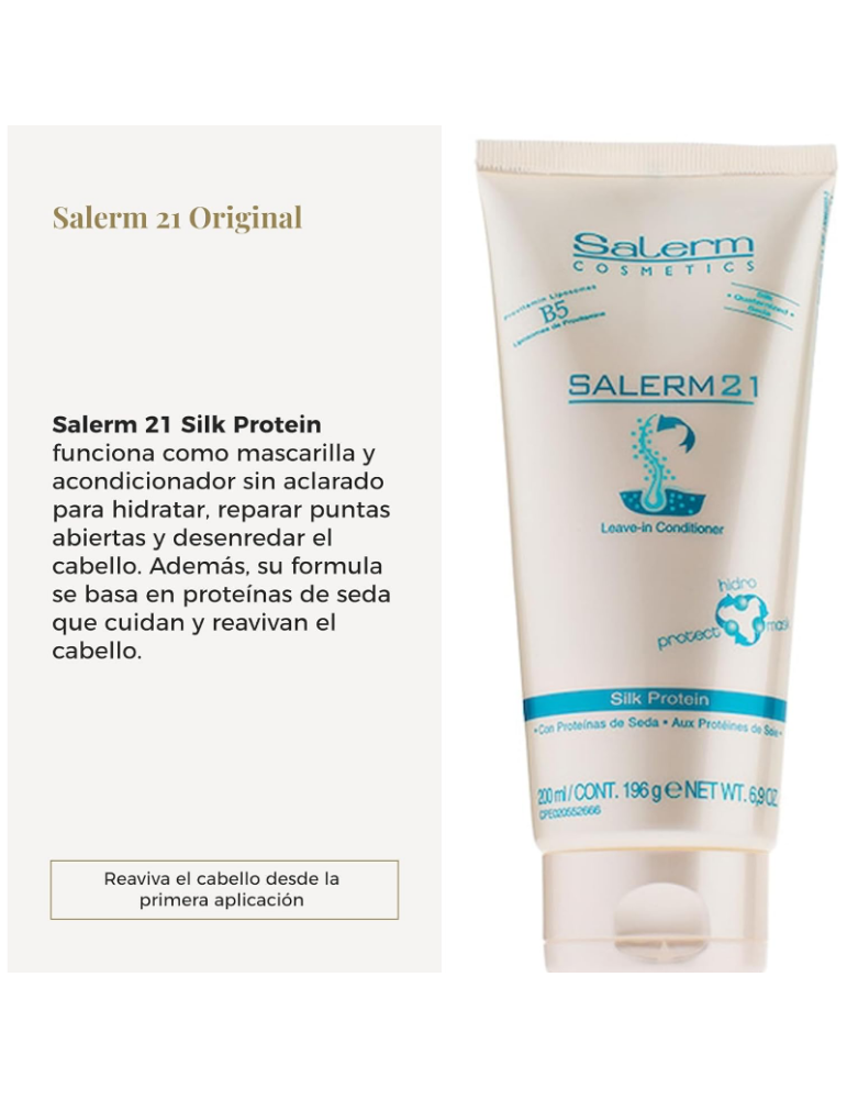 Salerm 21 Silk Protein Leave in Conditioner 200ml + REGALO Champú Neutro 250ml