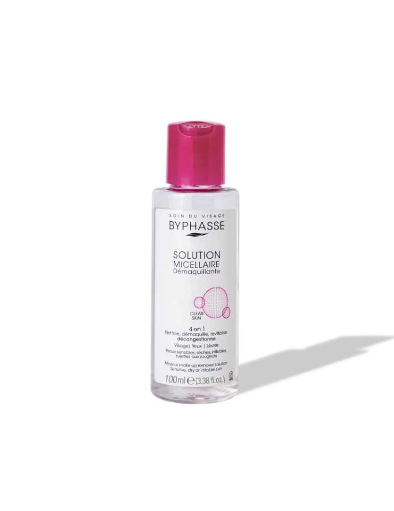 Byphasse Agua Micelar Desmaquillante Pieles Sensibles 100ml Viaje