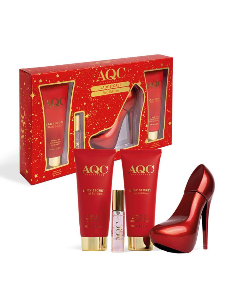 AQC Estuche Regalo Fragancia Lady Secret RED Edition