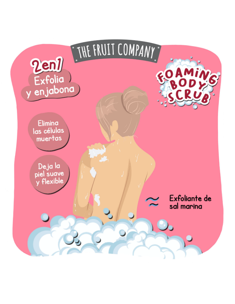 Exfoliante Corporal Sandía 🍉 2en1 400ml Fruit Company