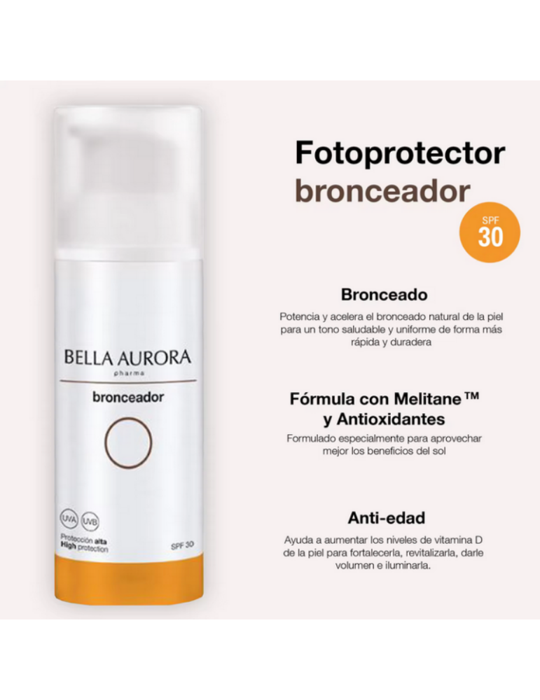 Bella Aurora Protector Solar Spf30 Bronceadora | ULTRABELLEZA_es