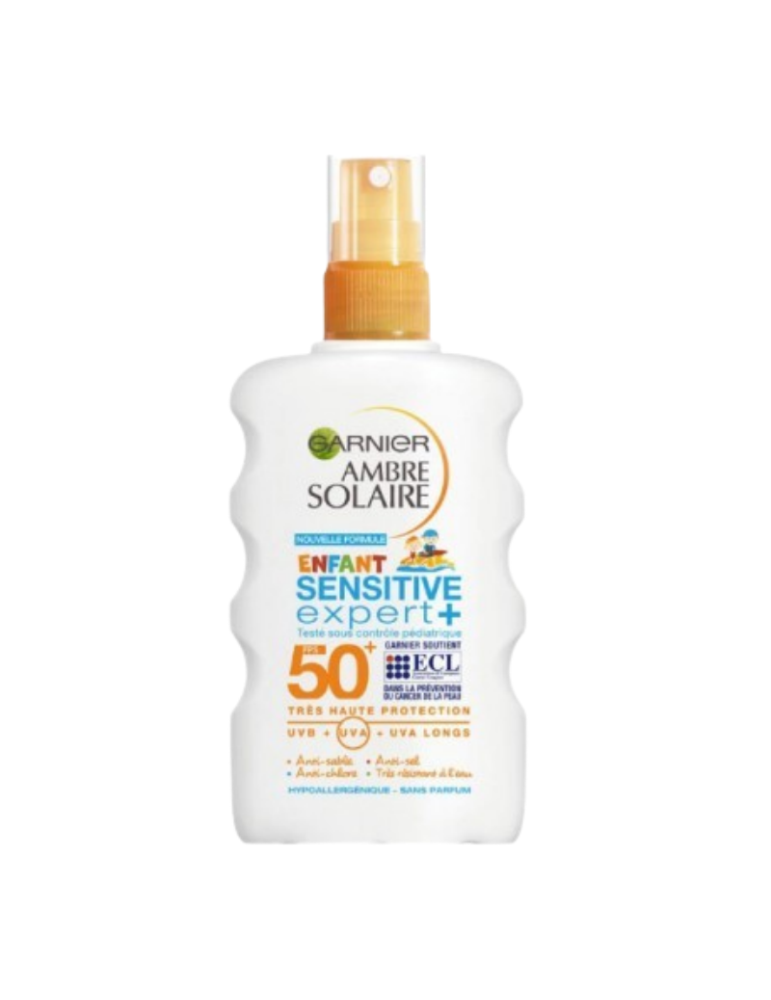 Garnier Spray Solar Hipoalergénico Niños Spf50 200ml