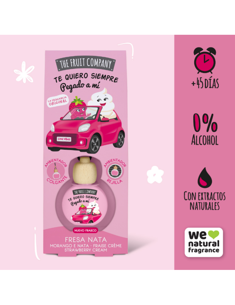 Ambientador de Coche Fresa y Nata 🍓 TFC 5ml Fruit Company