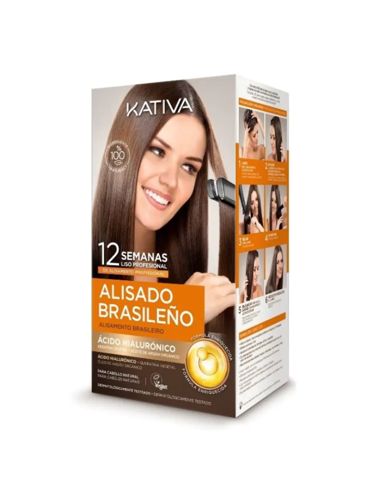 KIT ALISADO BRASILEÑO KERATINA Y ACIDO HIALURONICO