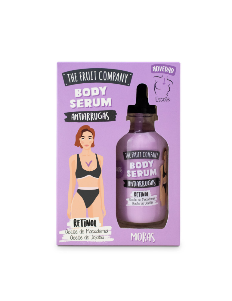 Body Serum Retinol Antiarrugas Moras 120ml Fruit Company