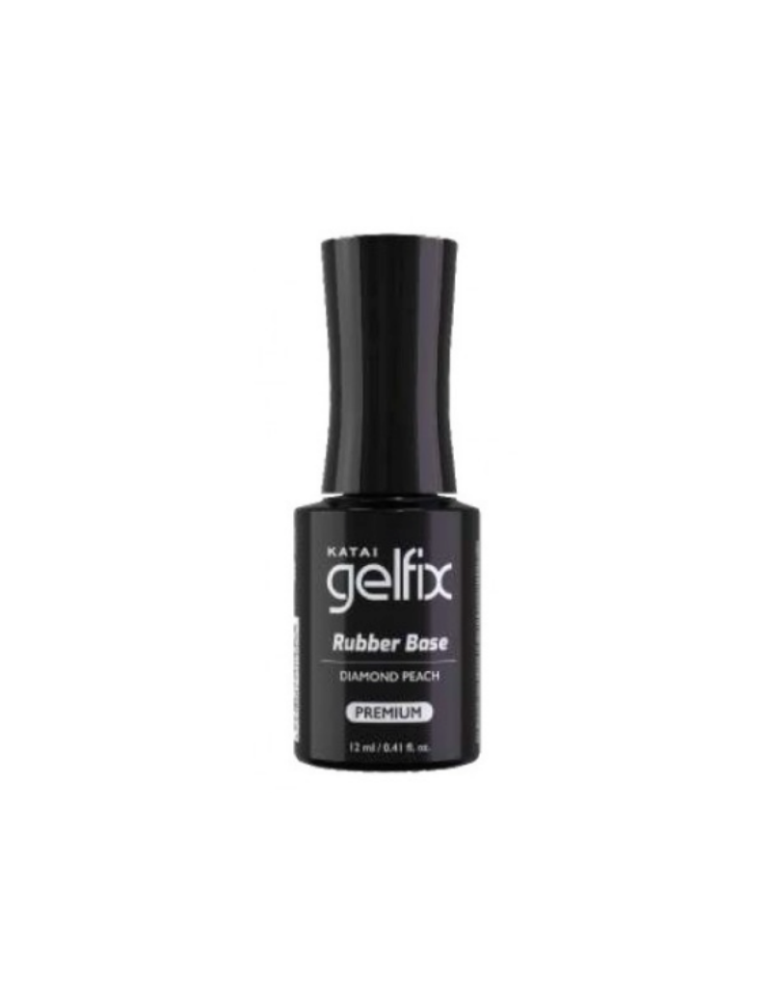 Gelfix RUBBER Base Elástica Diamond Peach 12ml