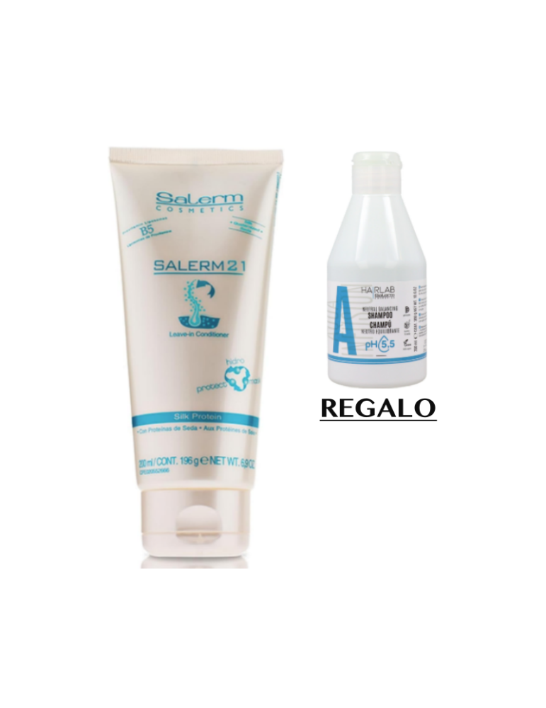 Salerm 21 Silk Protein Leave in Conditioner 200ml + REGALO Champú Neutro 250ml